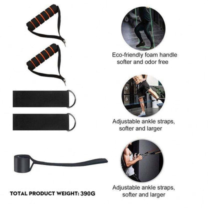 11 Pcs Resistance Band Set For Men & Women