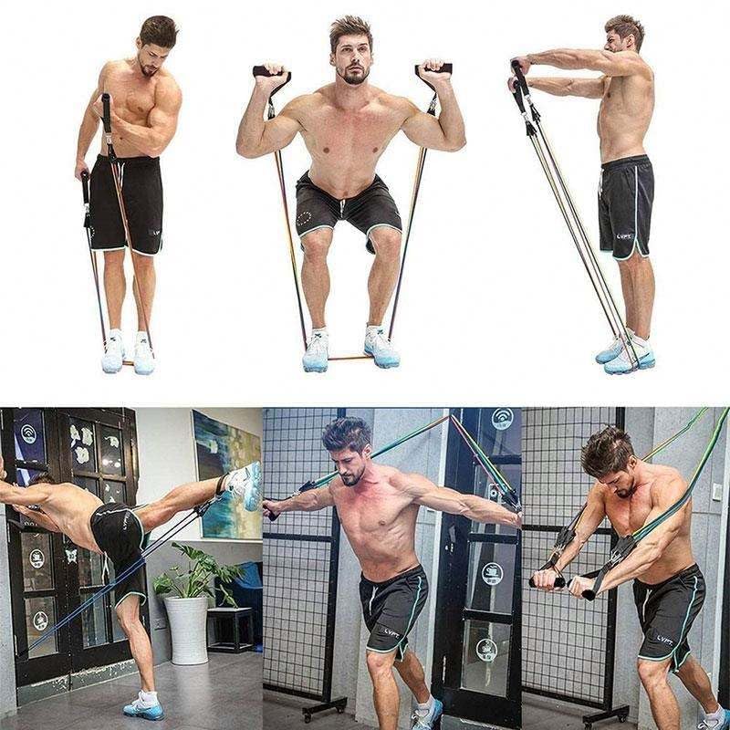 11 Pcs Resistance Band Set For Men & Women