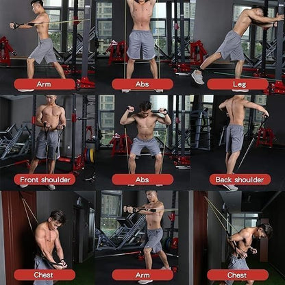 11 Pcs Resistance Band Set For Men & Women