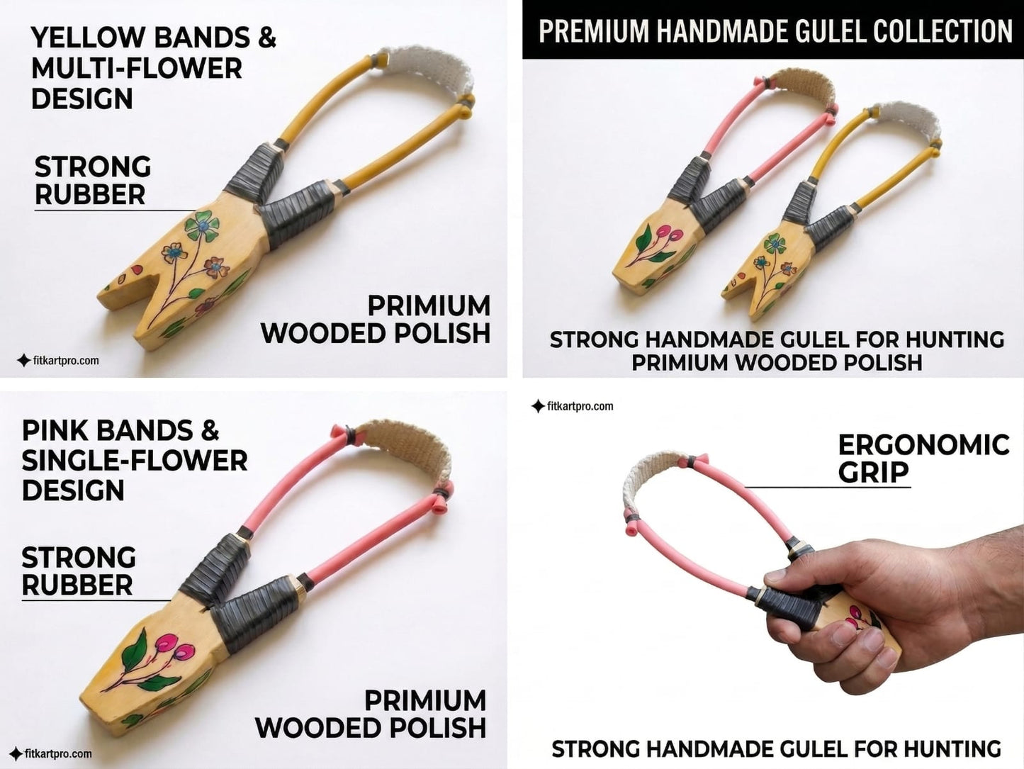 Handcrafted Slingshot/Gulel (Buy 1 Get 1 Free) 2 pcs combo