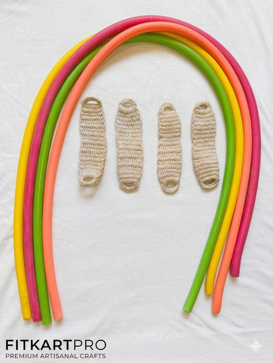 Slingshot/Gulel Rubber Tubing - Free 4 Cotton Poches (Pack of 4)
